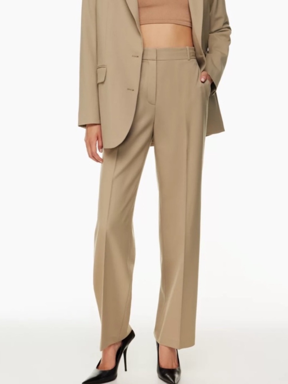 Aritzia Agency Wool Trousers